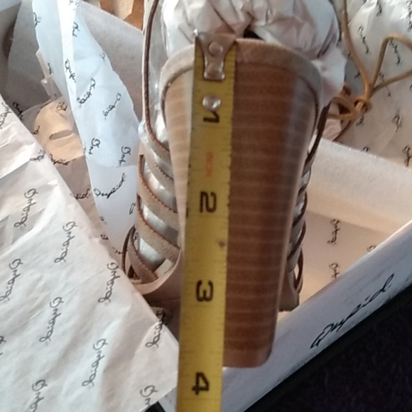 🤩HP🤩 Boho Chunky heel Qupid open toe sandal shoes size 6, 7 or 8 available - Picture 11 of 14